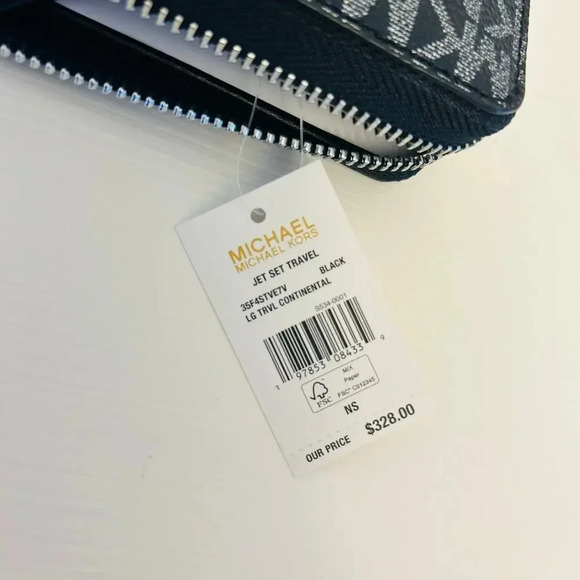 Michael Kors Purse & Wallet Sheila Medium Signature and Metallic Satchel - Picture 12 of 12